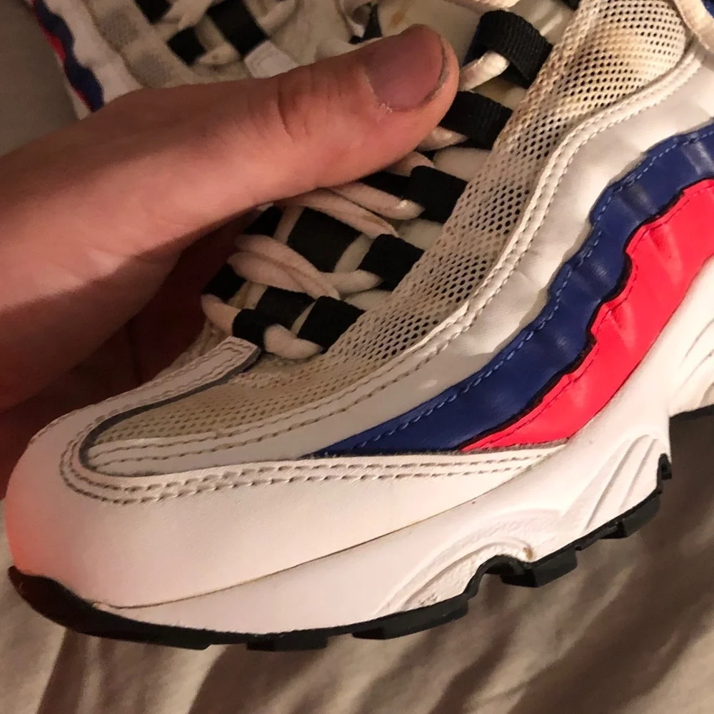 Nike Blue and White Sneakers